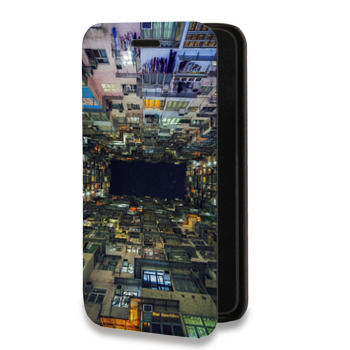 Дизайнерский горизонтальный чехол-книжка для Huawei P20 Гонконг (на заказ)