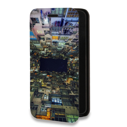Дизайнерский горизонтальный чехол-книжка для Alcatel One Touch Idol 2 mini Гонконг