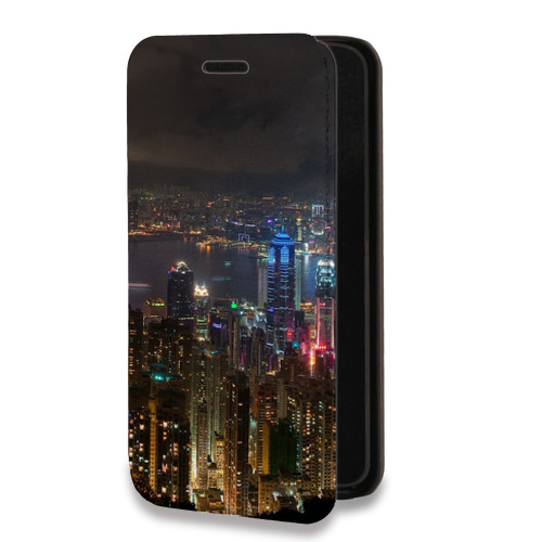 Дизайнерский горизонтальный чехол-книжка для Iphone 11 Pro Max Гонконг