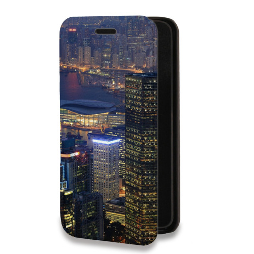 Дизайнерский горизонтальный чехол-книжка для Huawei Nova 9 SE Гонконг