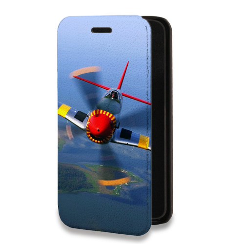 Дизайнерский горизонтальный чехол-книжка для Xiaomi Redmi 10 самолеты