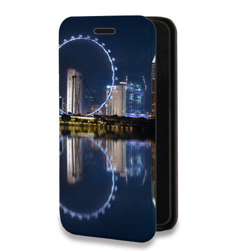 Дизайнерский горизонтальный чехол-книжка для Iphone 13 Mini Сингапур