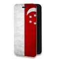 Дизайнерский горизонтальный чехол-книжка для Meizu 16th Plus Сингапур