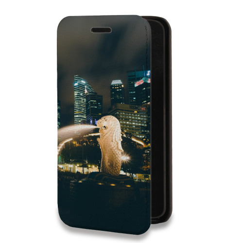 Дизайнерский горизонтальный чехол-книжка для Nokia 7 Сингапур