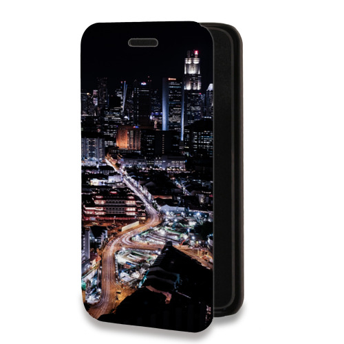 Дизайнерский горизонтальный чехол-книжка для Huawei Y5p Сингапур