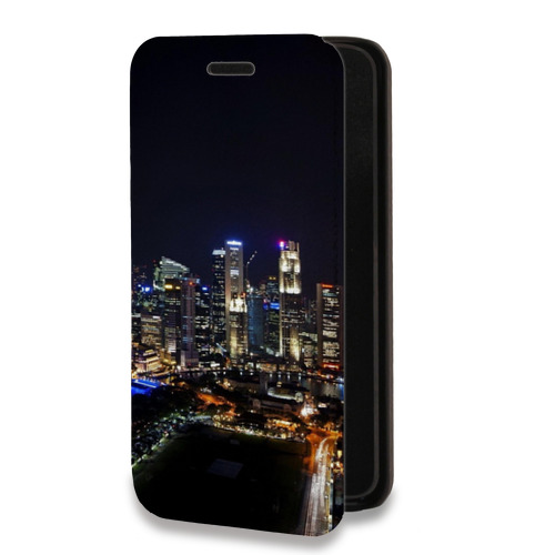 Дизайнерский горизонтальный чехол-книжка для Realme C11 Сингапур