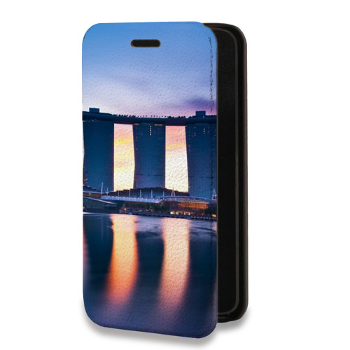 Дизайнерский горизонтальный чехол-книжка для Samsung Galaxy S10 Сингапур