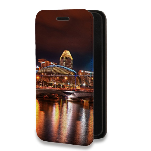 Дизайнерский горизонтальный чехол-книжка для Huawei Honor 8X Max Сингапур