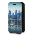 Дизайнерский горизонтальный чехол-книжка для Iphone 14 Pro Max Сингапур