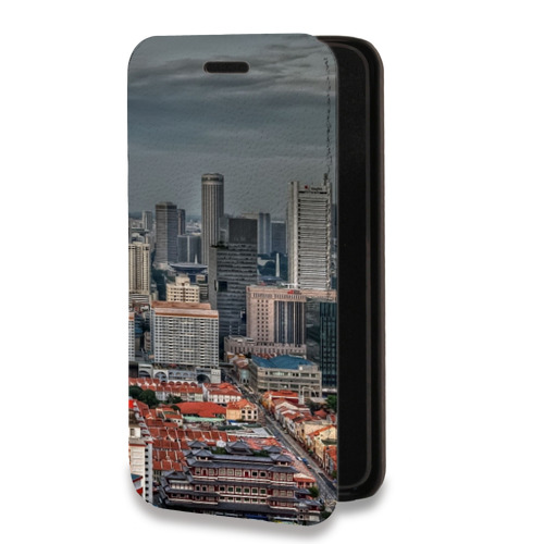 Дизайнерский горизонтальный чехол-книжка для OnePlus 8T Сингапур