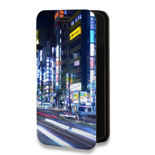 Дизайнерский горизонтальный чехол-книжка для Huawei Y5p Токио