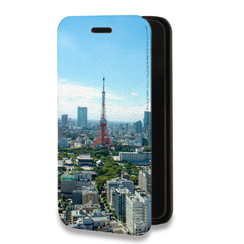 Дизайнерский горизонтальный чехол-книжка для Huawei Honor 8X Max Токио
