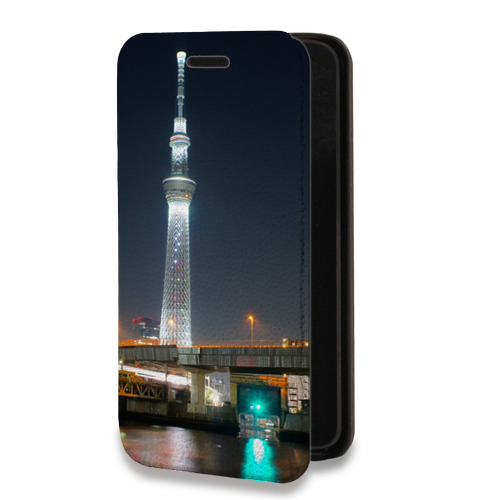 Дизайнерский горизонтальный чехол-книжка для Huawei P Smart (2021) Токио