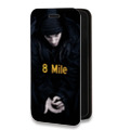 Дизайнерский горизонтальный чехол-книжка для Iphone 13 Pro Eminem