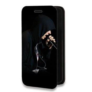 Дизайнерский горизонтальный чехол-книжка для Huawei P20 Eminem (на заказ)