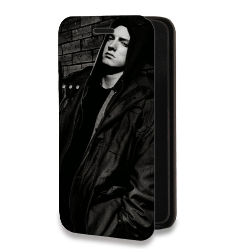 Дизайнерский горизонтальный чехол-книжка для Nokia 7 Eminem