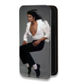 Дизайнерский горизонтальный чехол-книжка для Iphone 11 Майкл Джексон