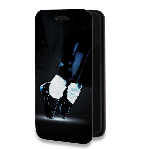 Дизайнерский горизонтальный чехол-книжка для Iphone 14 Pro Майкл Джексон