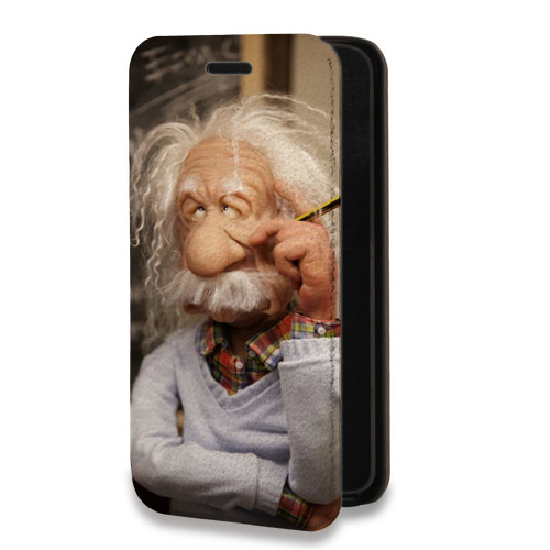 Дизайнерский горизонтальный чехол-книжка для Xiaomi Mi 11 Альберт Эйнштейн