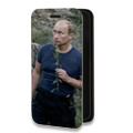 Дизайнерский горизонтальный чехол-книжка для Iphone 13 Pro Max В.В.Путин 