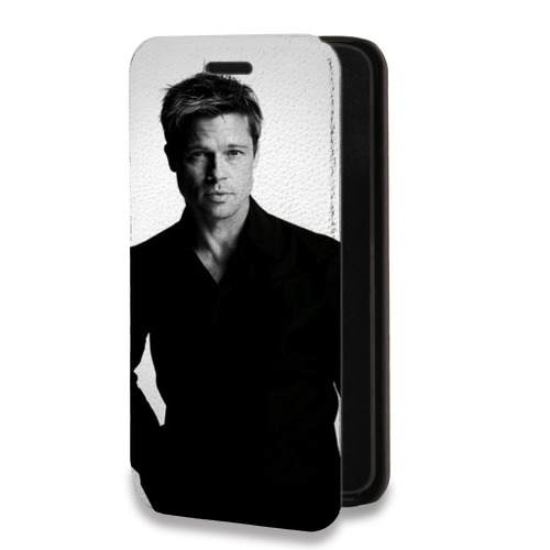 Дизайнерский горизонтальный чехол-книжка для Iphone 11 Pro Max Бред Питт