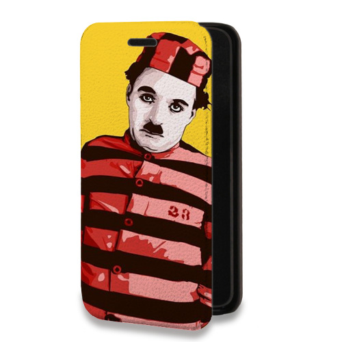 Дизайнерский горизонтальный чехол-книжка для Xiaomi Mi 11 Чарли Чаплин 