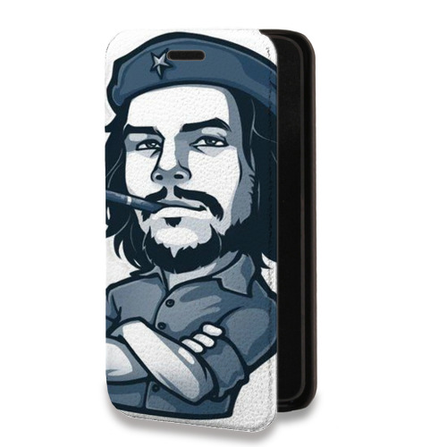 Дизайнерский горизонтальный чехол-книжка для Iphone 7 Че Гевара