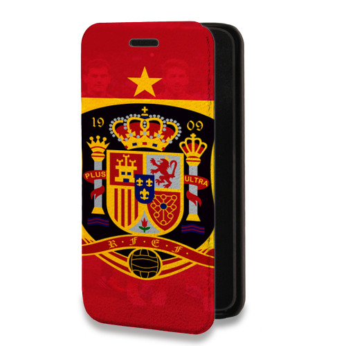 Дизайнерский горизонтальный чехол-книжка для Samsung Galaxy S9 флаг Испании