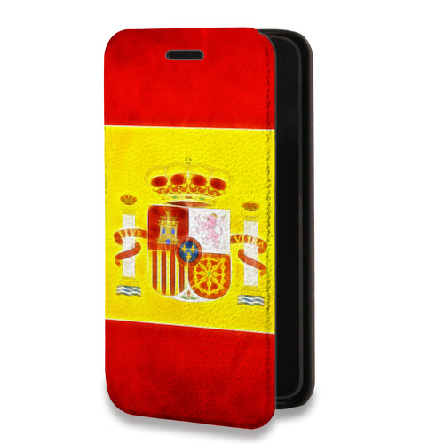 Дизайнерский горизонтальный чехол-книжка для Google Pixel 6 флаг Испании