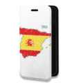 Дизайнерский горизонтальный чехол-книжка для Huawei Honor 50 Lite флаг Испании
