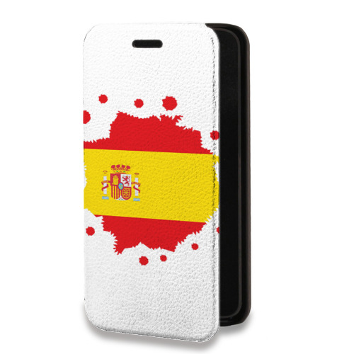 Дизайнерский горизонтальный чехол-книжка для Huawei Honor 10i флаг Испании