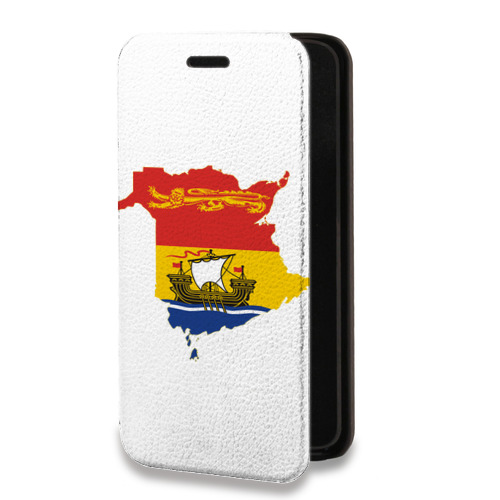 Дизайнерский горизонтальный чехол-книжка для Huawei Honor 50 Lite флаг Испании