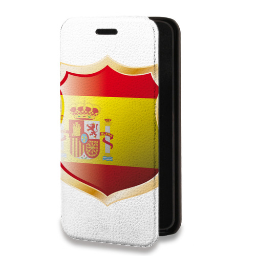 Дизайнерский горизонтальный чехол-книжка для Iphone Xr флаг Испании