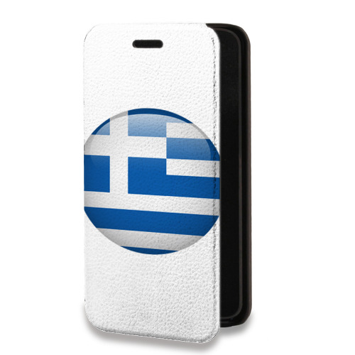 Дизайнерский горизонтальный чехол-книжка для Samsung Galaxy S10 Lite флаг греции