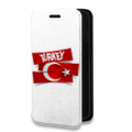 Дизайнерский горизонтальный чехол-книжка для Realme C11 (2021) Флаг Турции