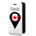 Дизайнерский горизонтальный чехол-книжка для Realme C11 (2021) Флаг Канады
