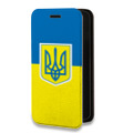 Дизайнерский горизонтальный чехол-книжка для Meizu M5 Флаг Украины