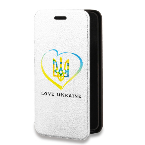 Дизайнерский горизонтальный чехол-книжка для Realme C35 Флаг Украины