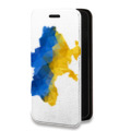 Дизайнерский горизонтальный чехол-книжка для Iphone 14 Pro Max Флаг Украины