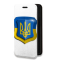 Дизайнерский горизонтальный чехол-книжка для Iphone 13 Mini Флаг Украины
