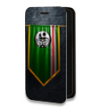 Дизайнерский горизонтальный чехол-книжка для Iphone 12 Pro флаг Чечни