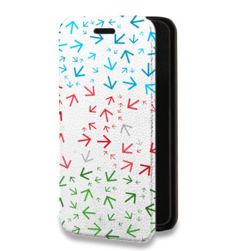 Дизайнерский горизонтальный чехол-книжка для Iphone 14 Pro Max Флаг Азербайджана