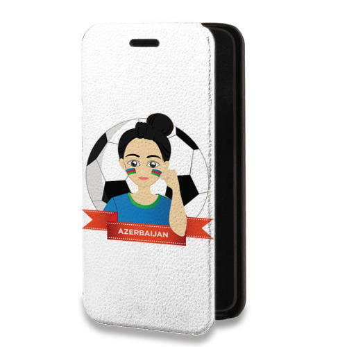 Дизайнерский горизонтальный чехол-книжка для Xiaomi Mi 11 Флаг Азербайджана