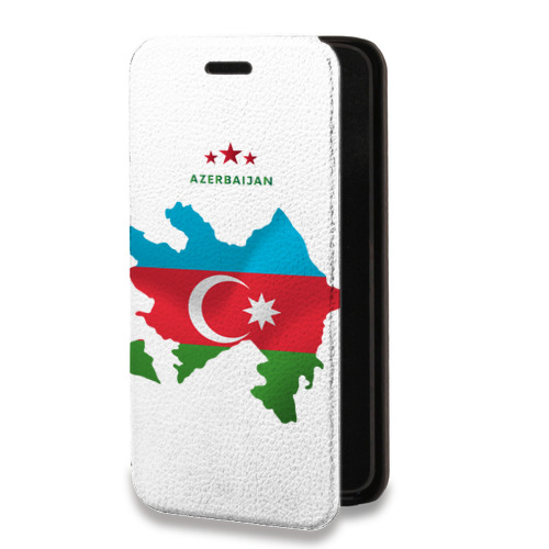 Дизайнерский горизонтальный чехол-книжка для Realme C11 (2021) Флаг Азербайджана