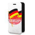 Дизайнерский горизонтальный чехол-книжка для Google Pixel 6 Флаг Германии