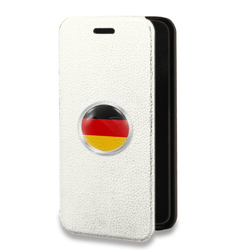Дизайнерский горизонтальный чехол-книжка для Realme C11 Флаг Германии
