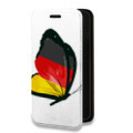 Дизайнерский горизонтальный чехол-книжка для Iphone 13 Pro Max Флаг Германии