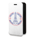 Дизайнерский горизонтальный чехол-книжка для Alcatel One Touch Idol 2 mini Флаг Франции