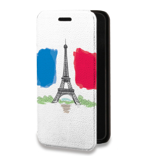 Дизайнерский горизонтальный чехол-книжка для Samsung Galaxy M31 Флаг Франции