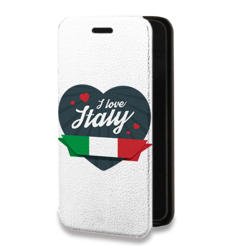 Дизайнерский горизонтальный чехол-книжка для Realme 6 Pro Флаг Италии